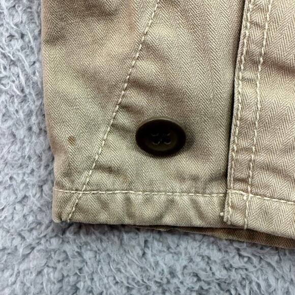 American Living Military Jacket Men's Medium Patches Button Up Outdoors Active - Picture 9 of 16